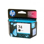 HP #74 Black Ink Cart CB335WA